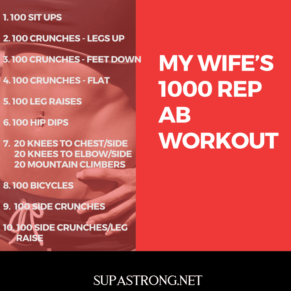 1000 reps workout