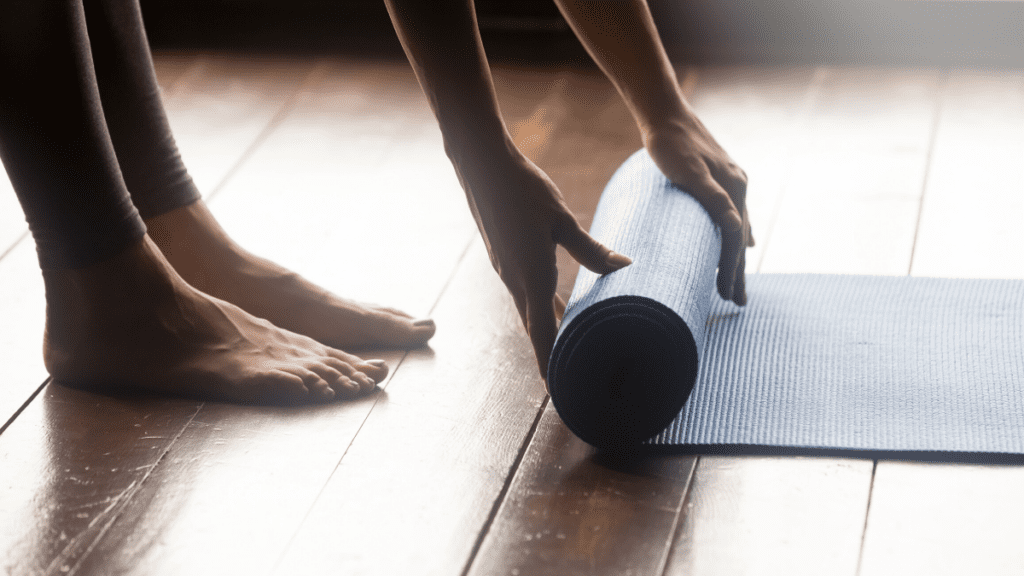 do more yoga at home