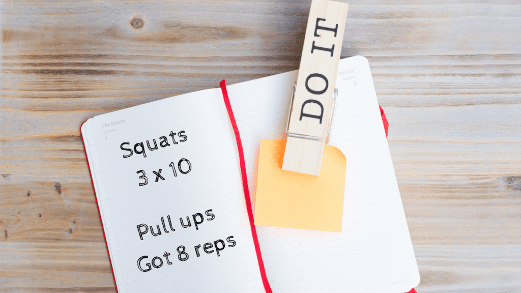 fitness tips workout journal