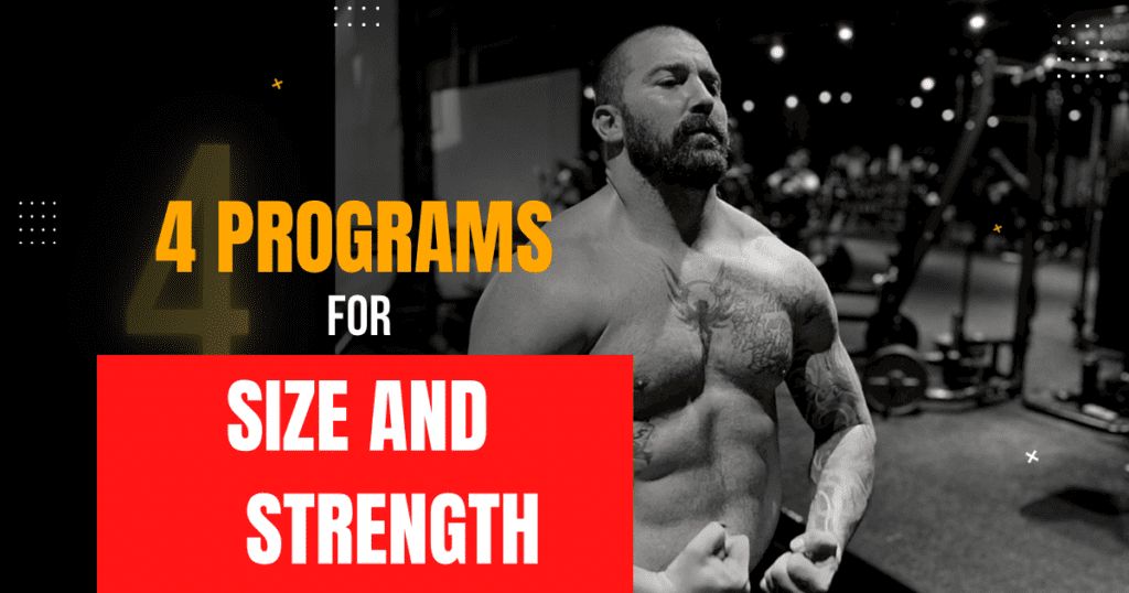 BEST SIZE AND STRENGTH PROGRAMS